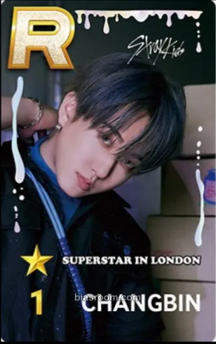Changbin SuperStar JYP (Pop-Ups Only) Photocard - Stray Kids - Stray Kids K-pop photocard