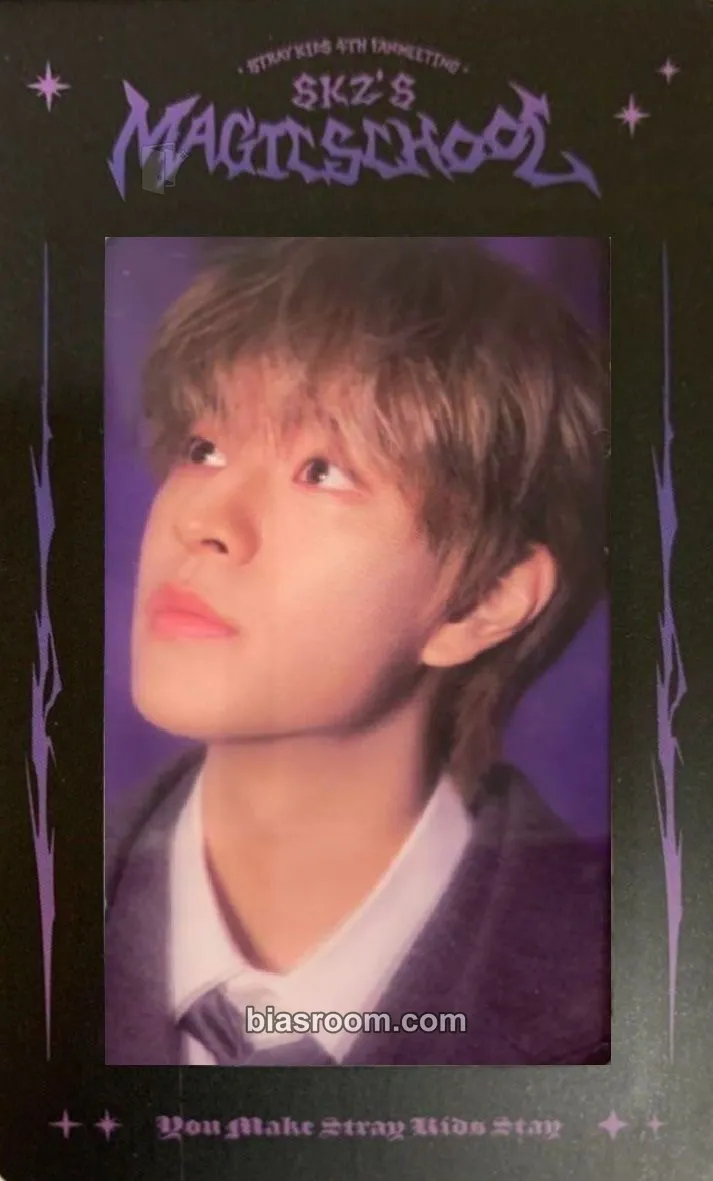 Seungmin 4th Fanmeeting - SKZ's Magic School Photocard - Stray Kids - Stray Kids K-pop photocard