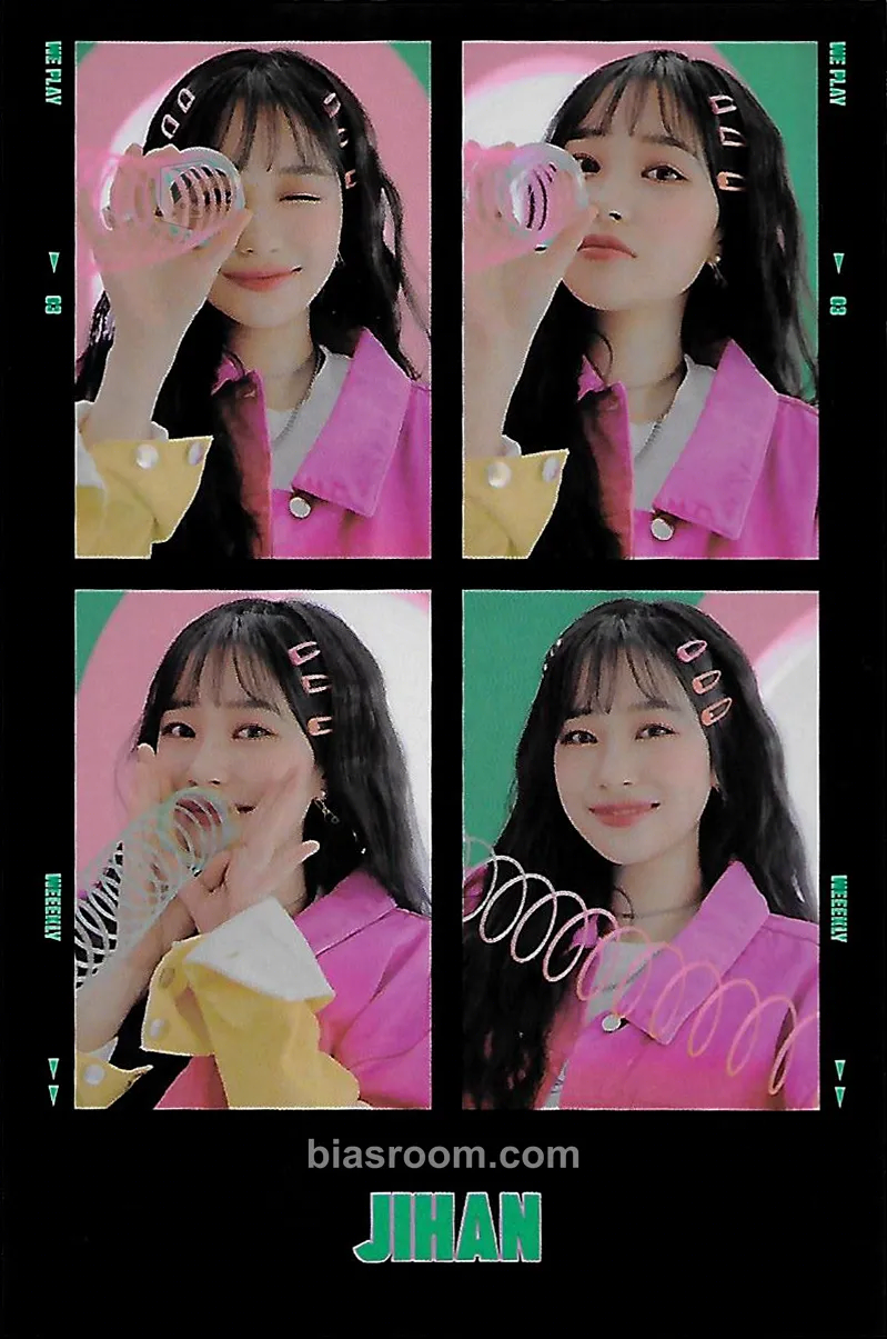 Jihan We Play Photocard - Weeekly - Weeekly K-pop photocard