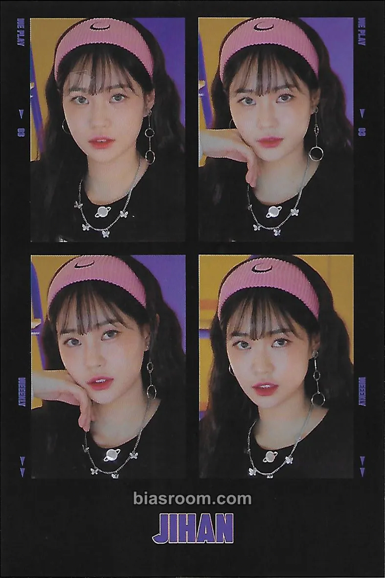 Jihan We Play Photocard - Weeekly - Weeekly K-pop photocard