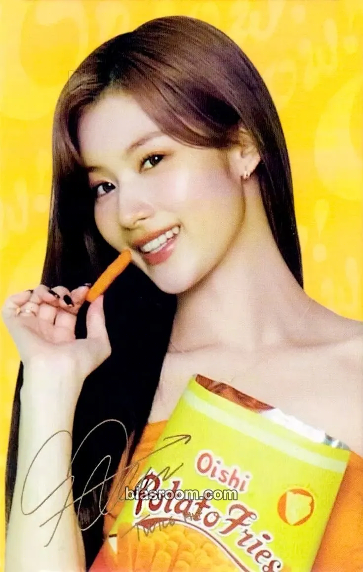 Sana TWICE x Oishi Photocard - TWICE - TWICE K-pop photocard