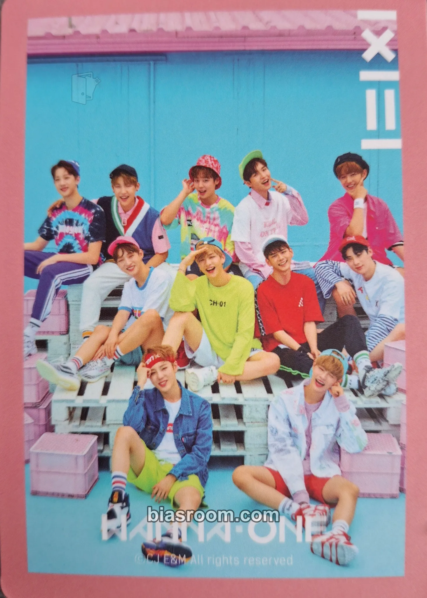 1X1=1 (To Be One) Photocard - Wanna One - Wanna One K-pop photocard