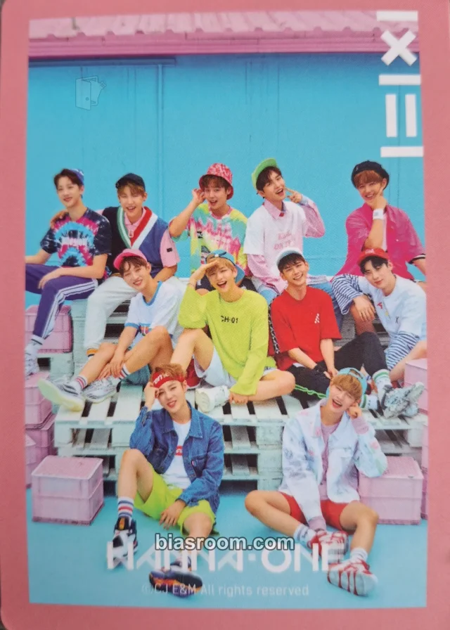 Wanna One - 1X1=1 (To Be One) Album album photocard pink version