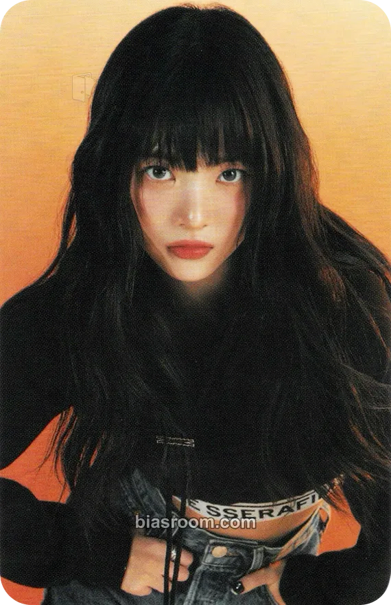 Hong Eunchae UNFORGIVEN Photocard - LE SSERAFIM - LE SSERAFIM K-pop photocard
