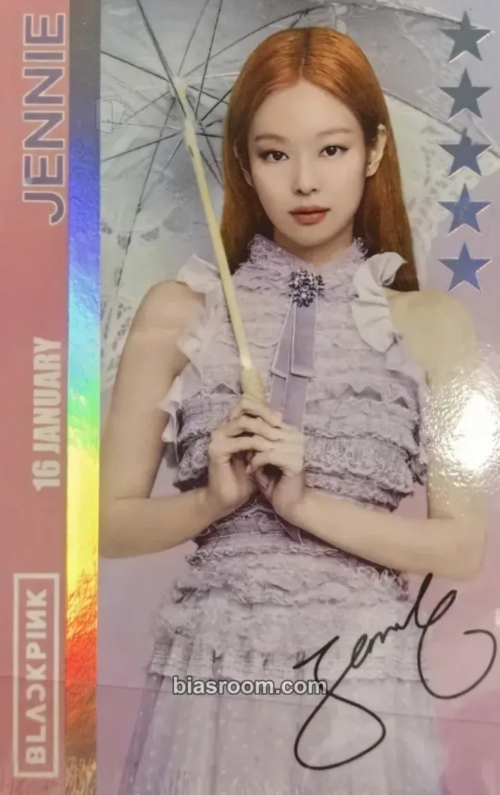 Jennie BPTG - WEATHERING WITH BLACKPINK Photocard - BLACKPINK - BLACKPINK K-pop photocard