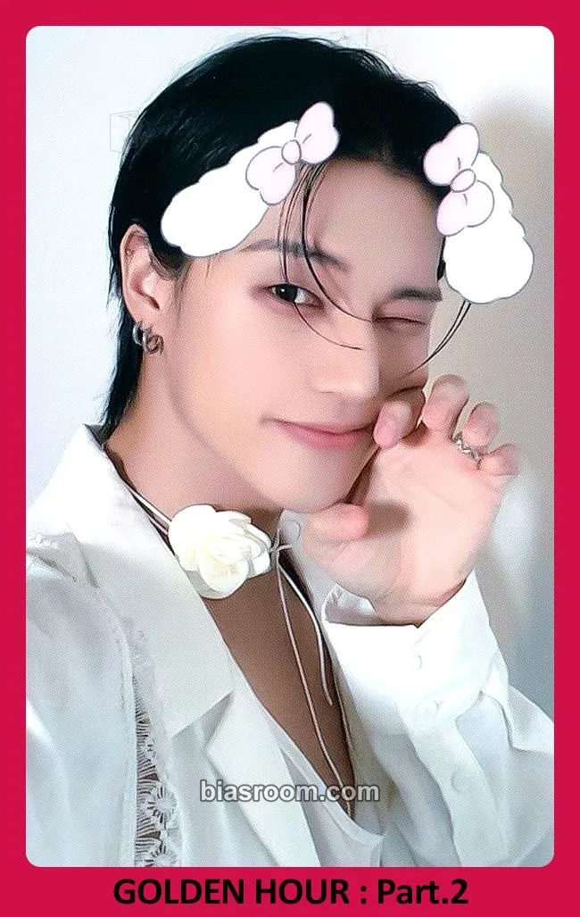 Wooyoung GOLDEN HOUR : Part.2 Photocard - ATEEZ - ATEEZ K-pop photocard