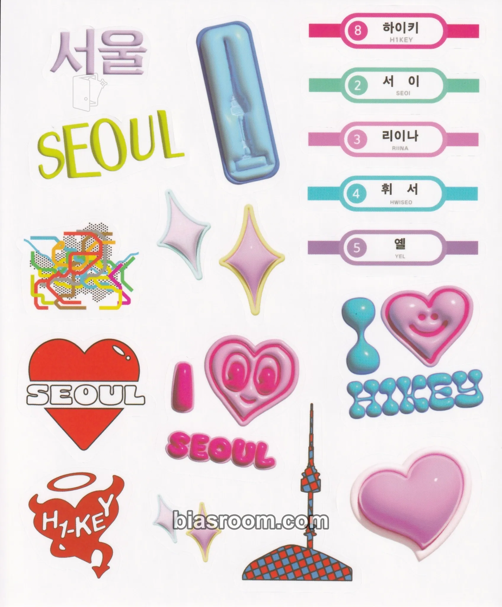 Seoul Dreaming Photocard - H1-KEY - H1-KEY K-pop photocard