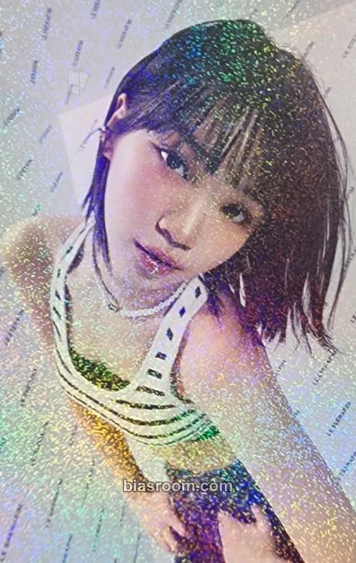 Kim Chaewon UNFORGIVEN Photocard - LE SSERAFIM - LE SSERAFIM K-pop photocard