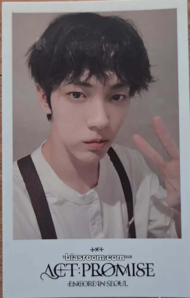 TOMORROW X TOGETHER - Soobin - ACT:PROMISE ENCORE IN SEOUL Other pre-order benefit (pob) weverse shop global (wvg) polaroid