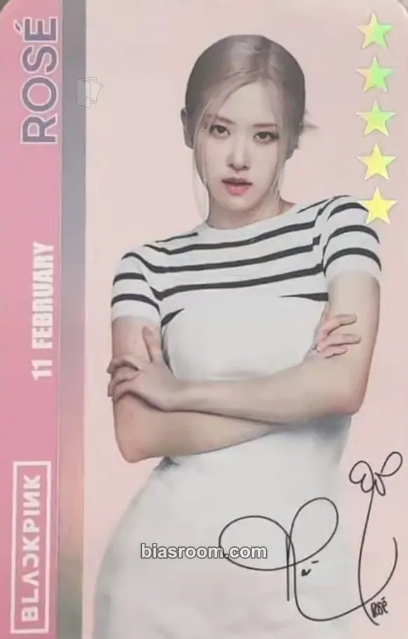 Rosé BPTG - Miniature World Photocard - BLACKPINK - BLACKPINK K-pop photocard