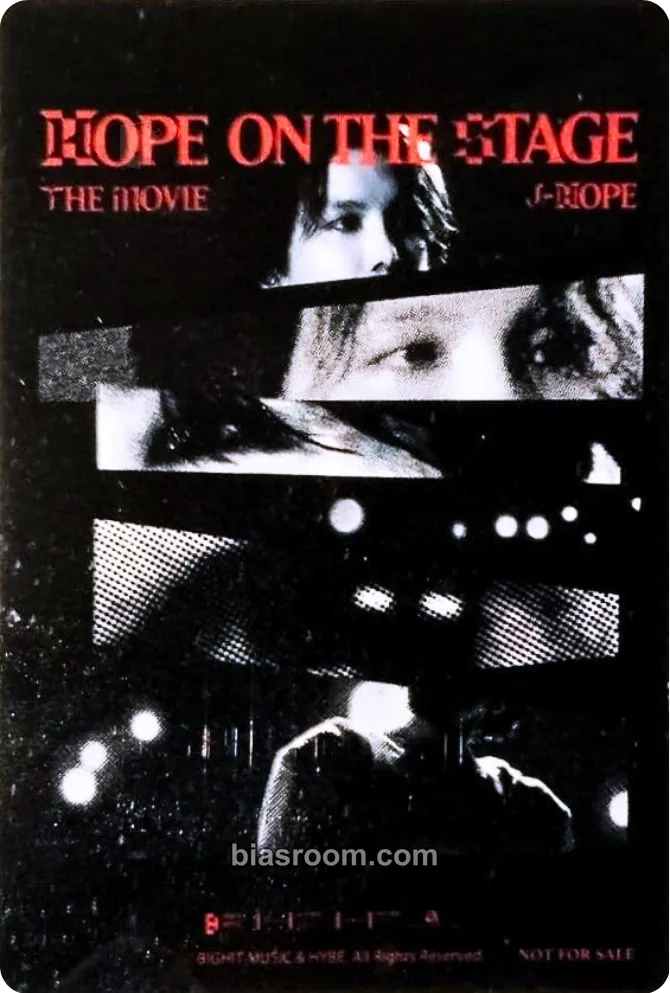 j-hope Hope On The Stage - The Movie Photocard - BTS - BTS K-pop photocard