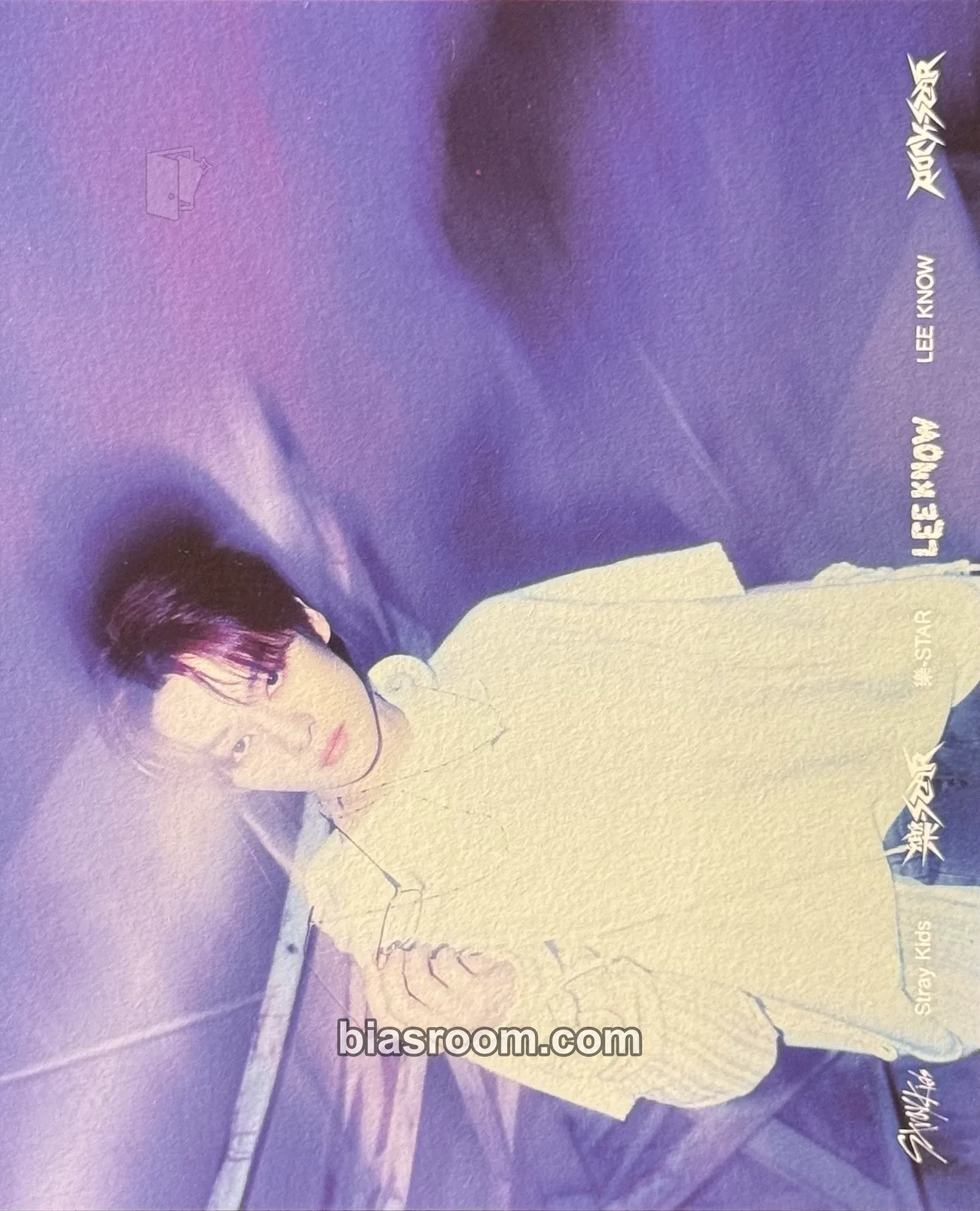 Lee Know Rock-Star Photocard - Stray Kids - Stray Kids K-pop photocard