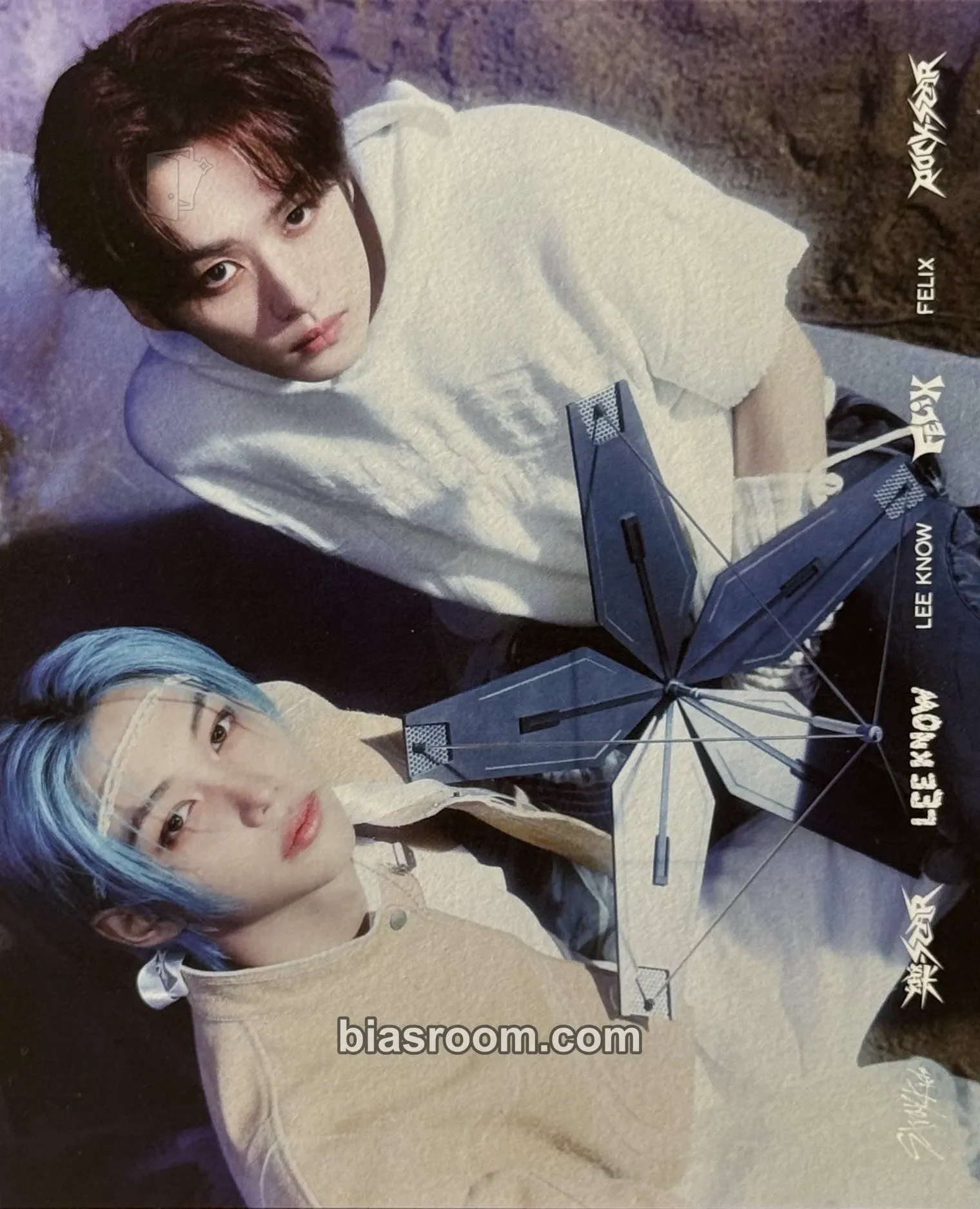 Rock-Star Photocard - Stray Kids - Stray Kids K-pop photocard