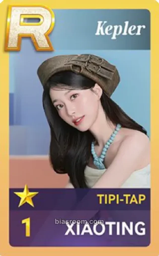 Kep1er - Xiaoting - TIPI-TAP APP OPEN EVENT [SUPERSTAR WAKEONE] Other superstar pvc card