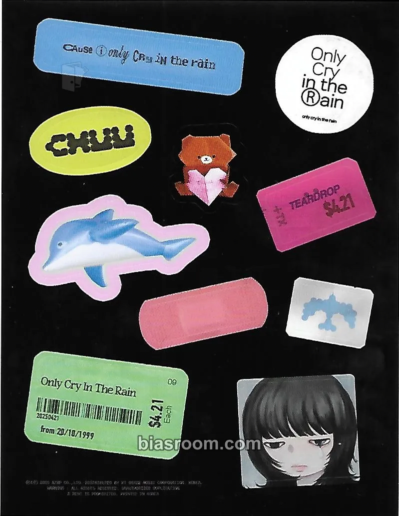 Chuu Only cry in the rain Photocard - Chuu K-pop photocard