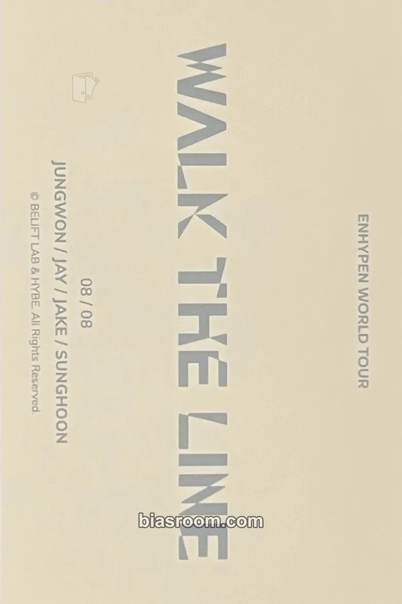 WALK THE LINE' World Tour Photocard - ENHYPEN | Bias Room
