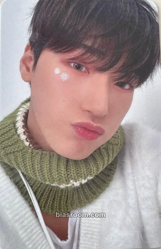 San 8M1S Snowman Factory Photocard - ATEEZ - ATEEZ K-pop photocard