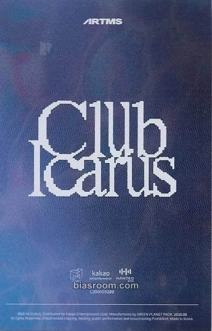 Club Icarus Photocard - ARTMS - ARTMS K-pop photocard