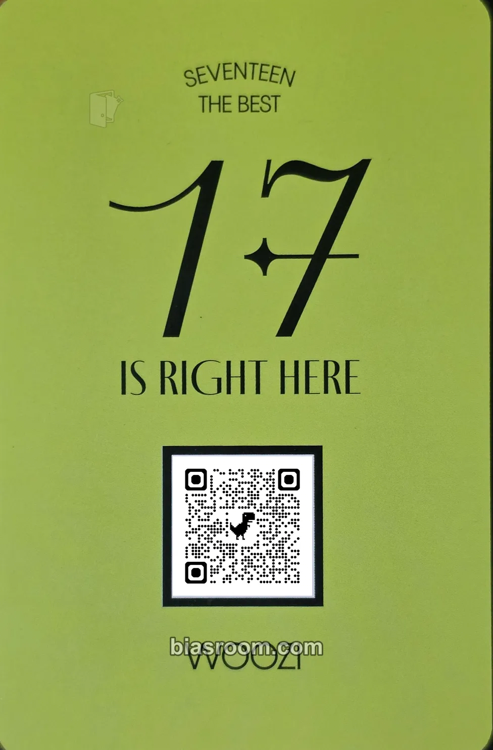 Woozi 17 IS RIGHT HERE Photocard - SEVENTEEN | Bias Room