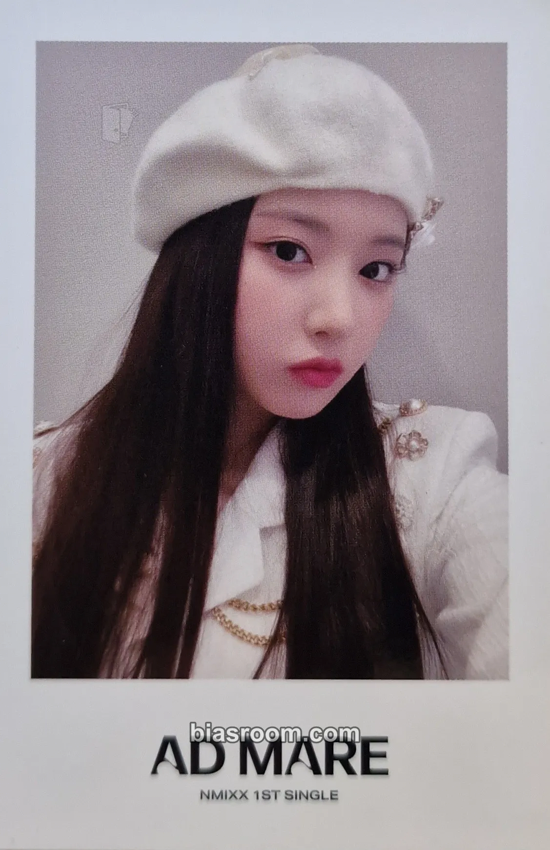 Jiwoo AD MARE Photocard - NMIXX - NMIXX K-pop photocard
