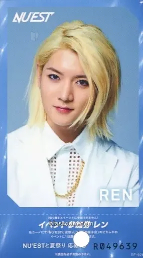 Ren NU'EST Best in Korea Photocard - NU'EST - NU'EST K-pop photocard