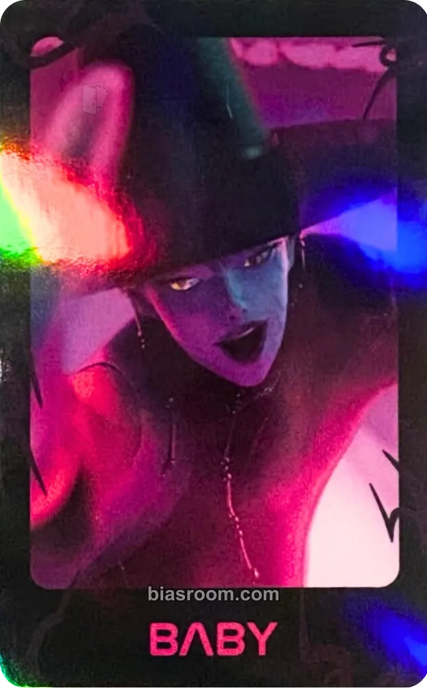 Baby Saja Official Light Stick Photocard - KPop Demon Hunters - KPop Demon Hunters K-pop photocard