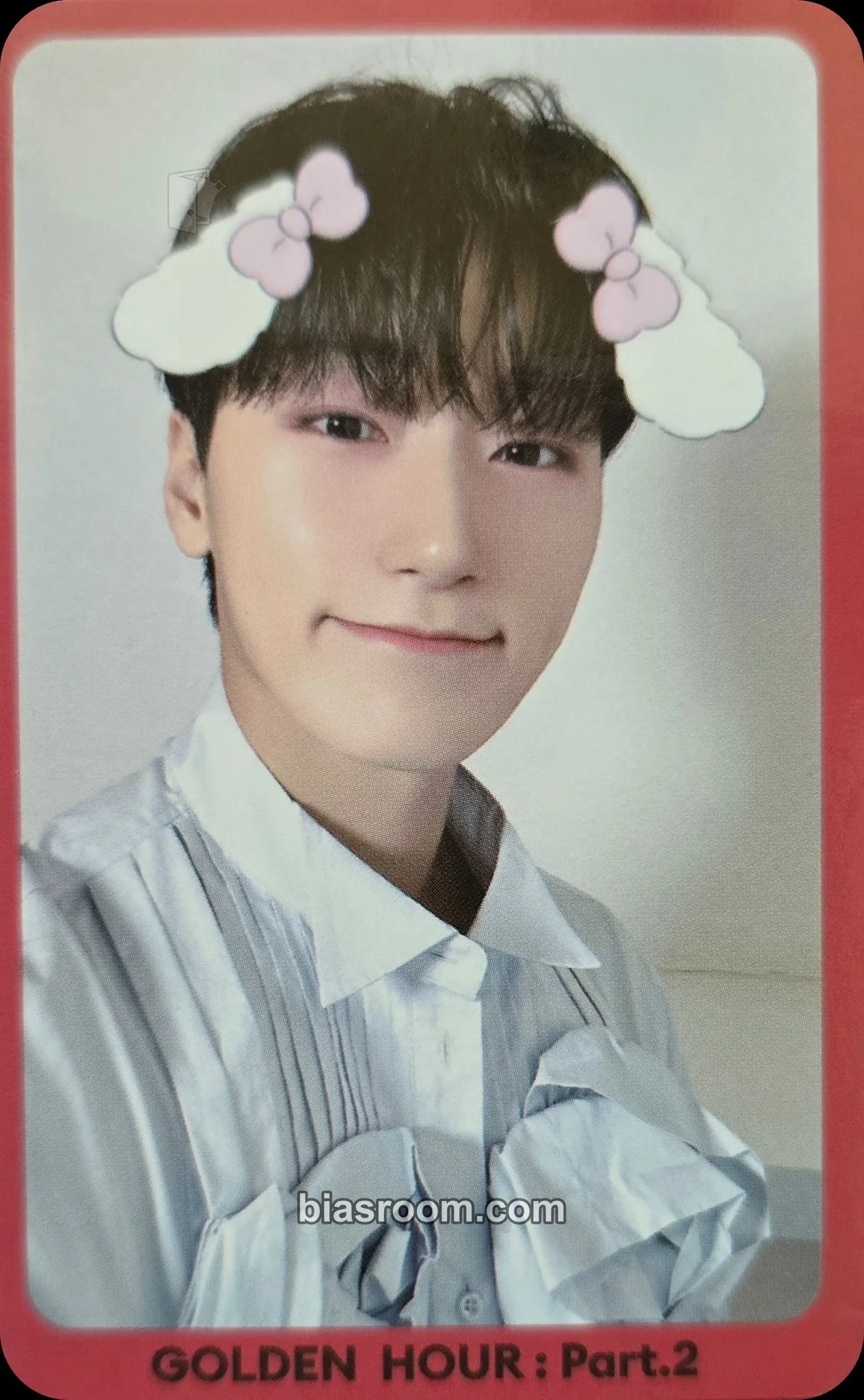 San GOLDEN HOUR : Part.2 Photocard - ATEEZ - ATEEZ K-pop photocard