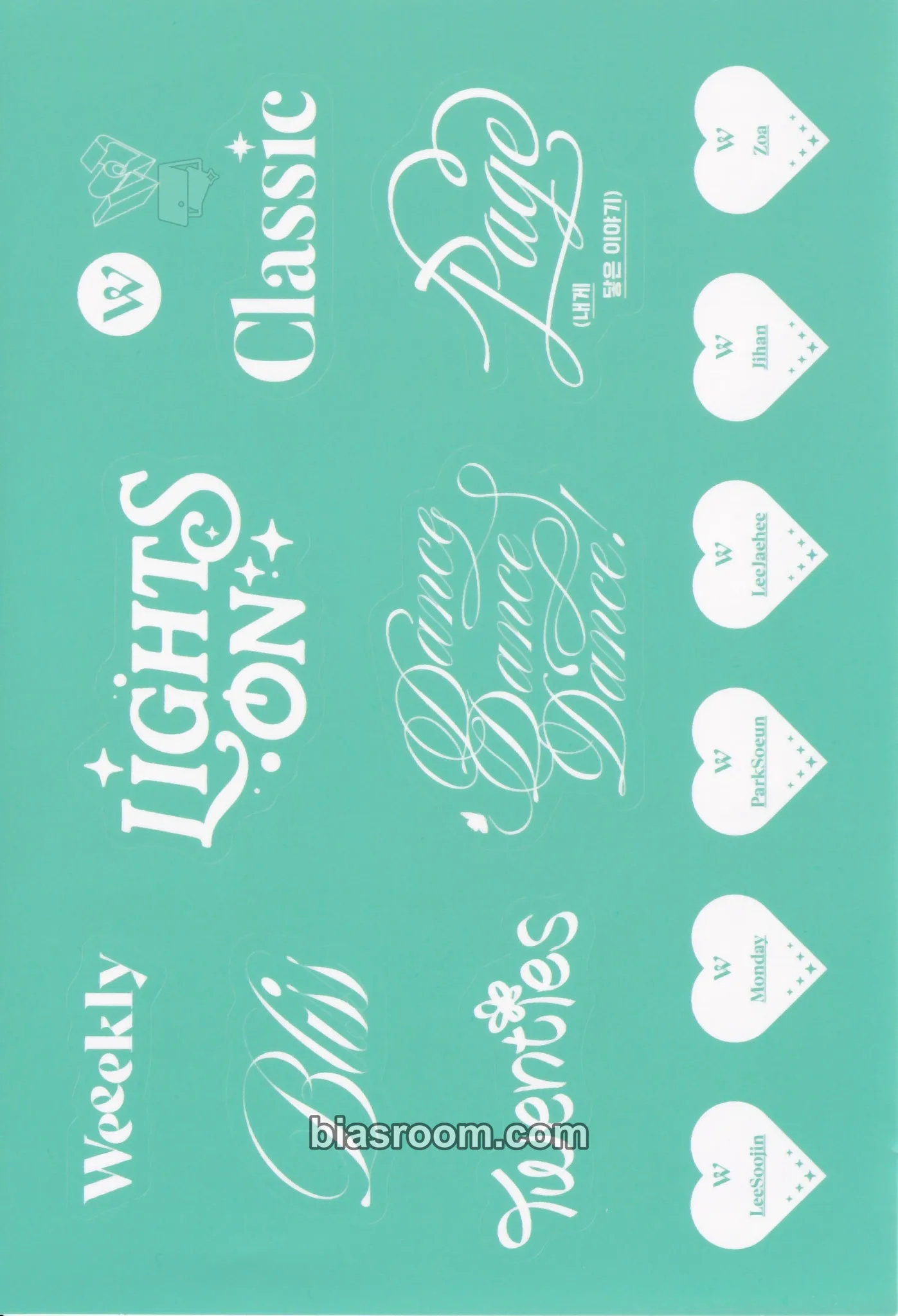 Bliss Photocard - Weeekly - Weeekly K-pop photocard
