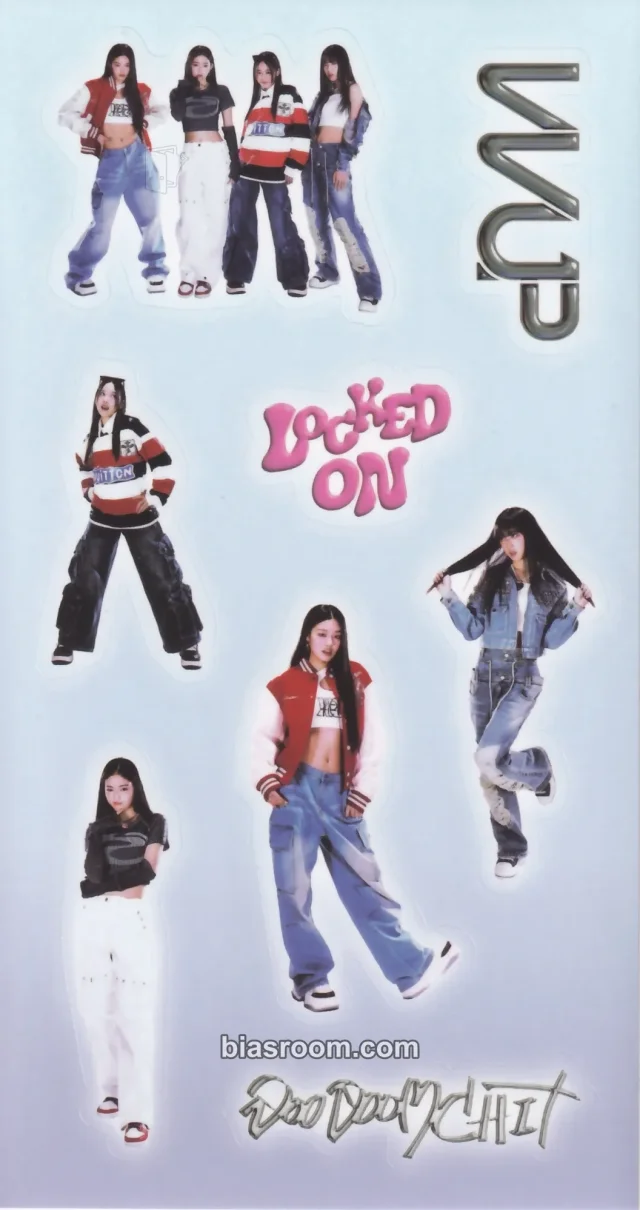VVUP - Locked On Album sticker set sticker sheet album inclusion photobook version