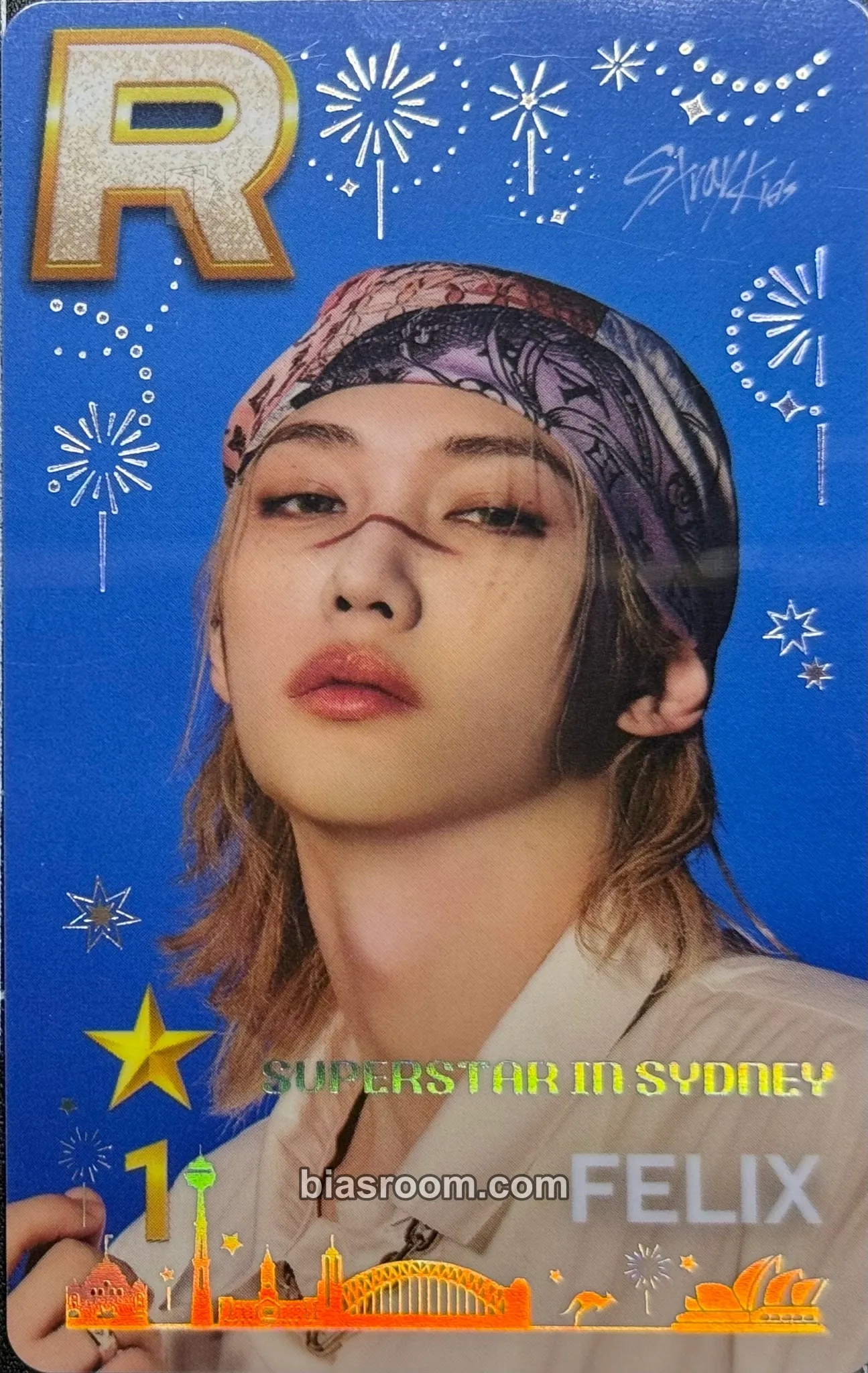 Felix SuperStar JYP (Pop-Ups Only) Photocard - Stray Kids - Stray Kids K-pop photocard