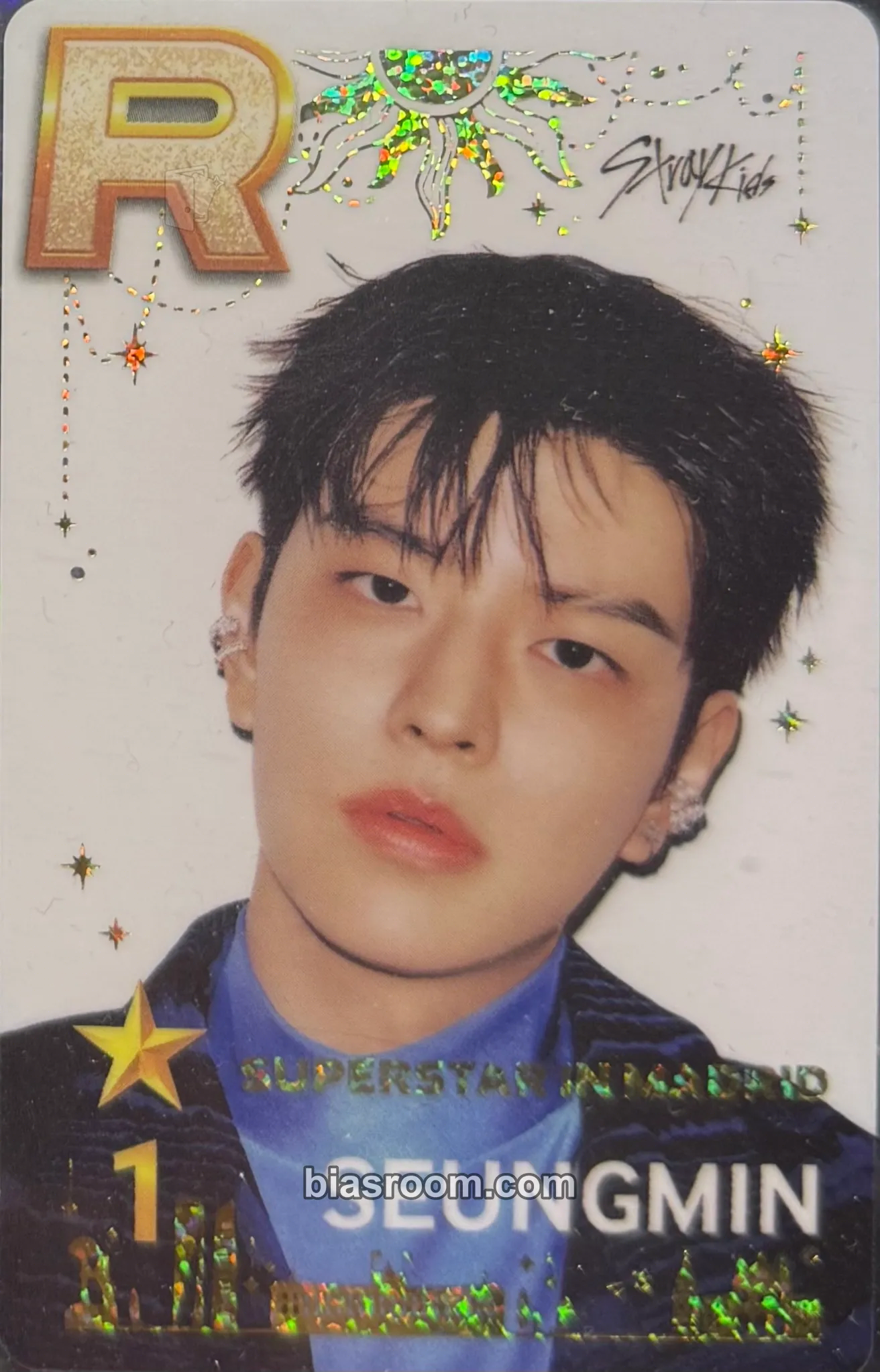 Seungmin SuperStar JYP (Pop-Ups Only) Photocard - Stray Kids - Stray Kids K-pop photocard