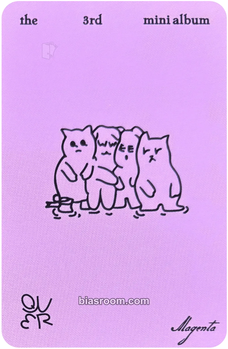 Magenta In a Million Noises, I'll Be Your Harmony Photocard - QWER