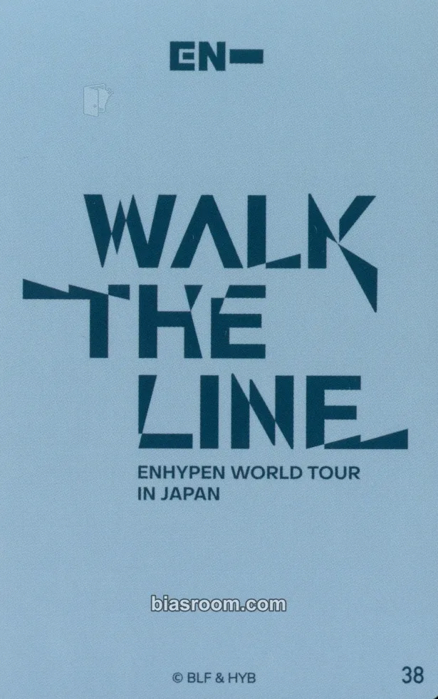 Jay 'WALK THE LINE' World Tour Photocard - ENHYPEN | Bias Room