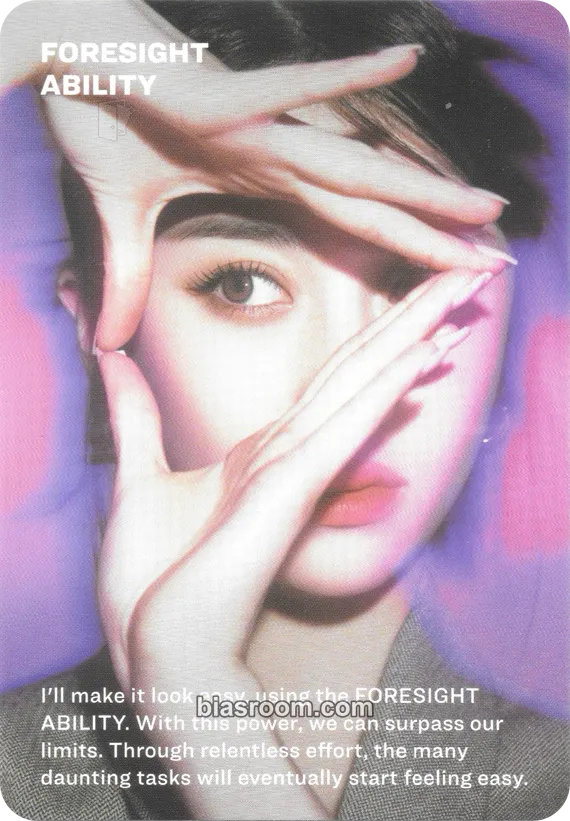 Huh Yunjin EASY Photocard - LE SSERAFIM - LE SSERAFIM K-pop photocard