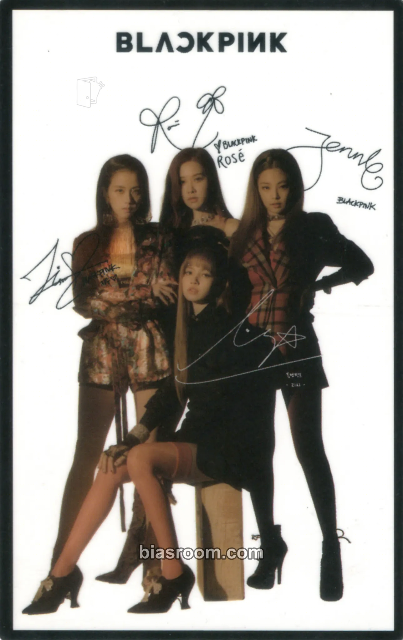 SQUARE UP Photocard - BLACKPINK - BLACKPINK K-pop photocard