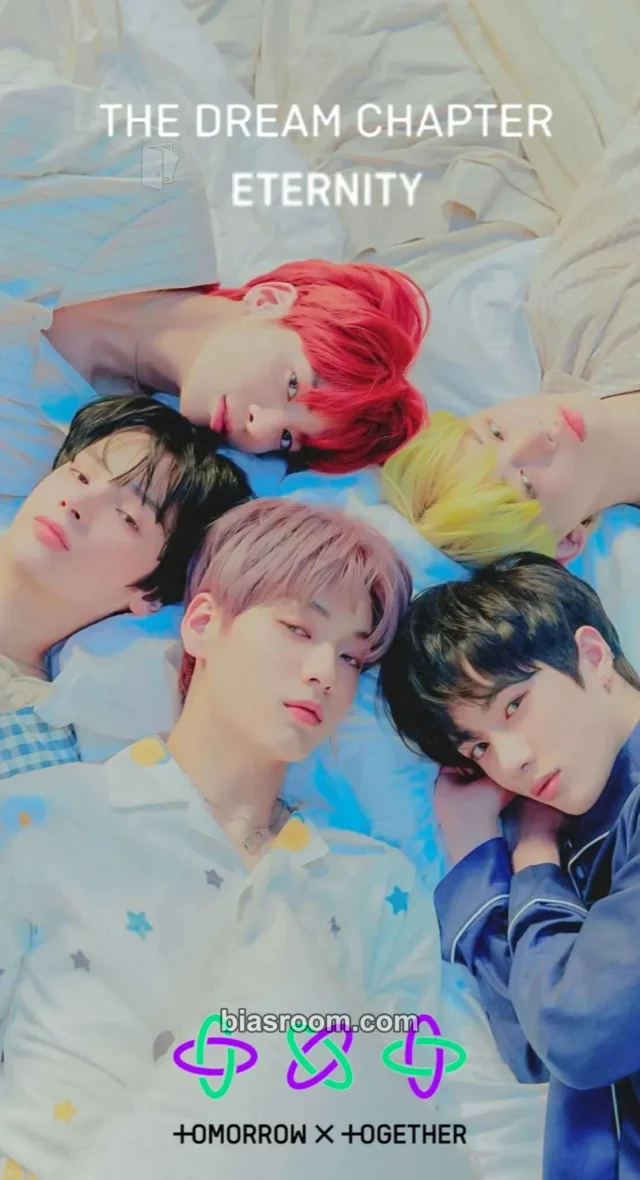 TOMORROW X TOGETHER - The Dream Chapter: Eternity Album pre-order benefit (pob) synnara bookmark clear