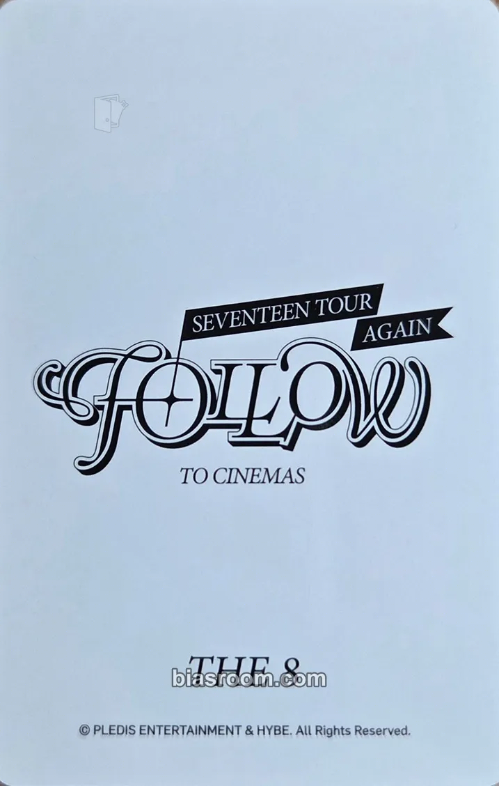 The8 SEVENTEEN TOUR 'FOLLOW' AGAIN TO CINEMAS Photocard