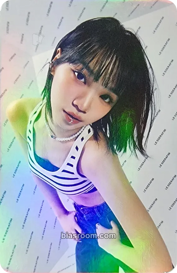 Kim Chaewon UNFORGIVEN Photocard - LE SSERAFIM - LE SSERAFIM K-pop photocard