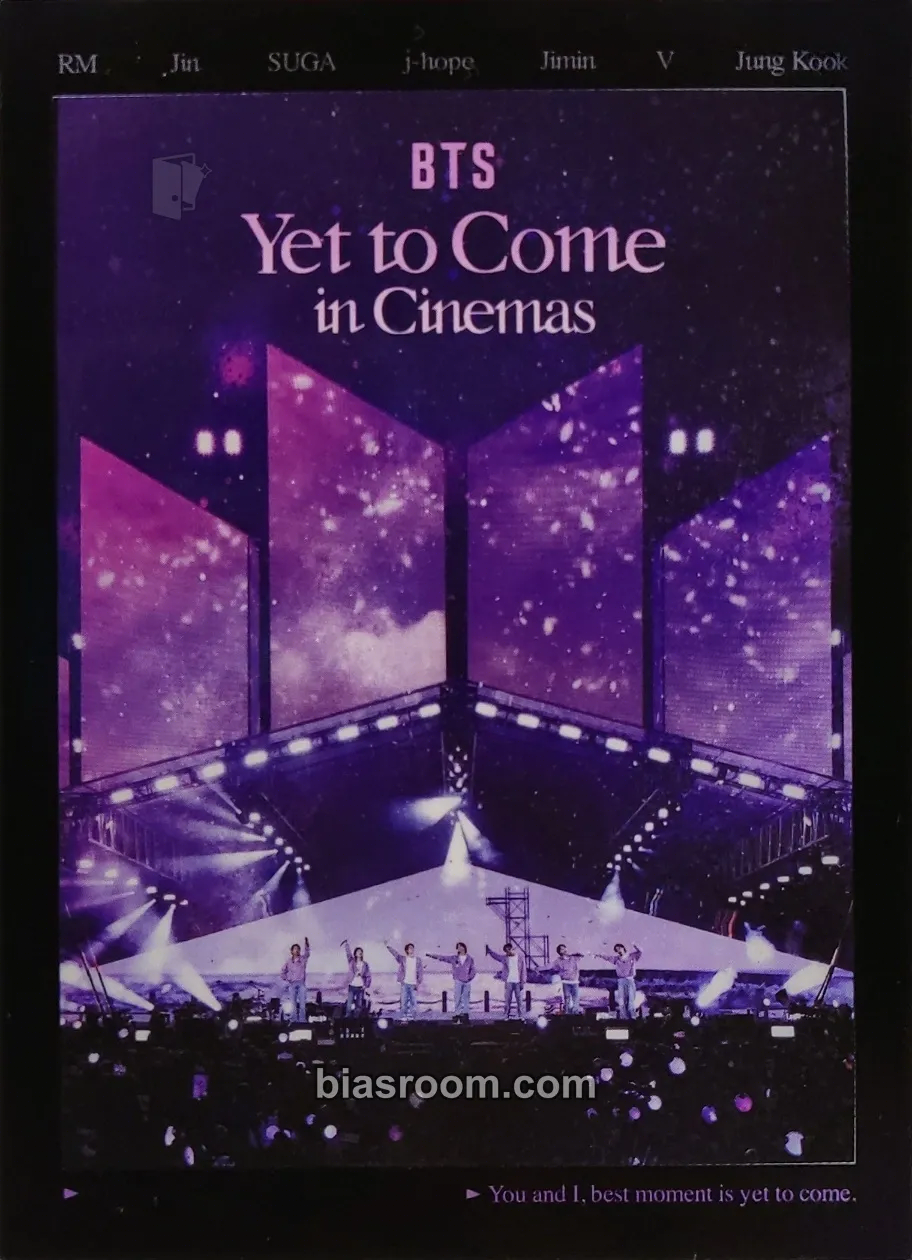 Yet To Come in Cinemas Photocard - BTS - BTS K-pop photocard