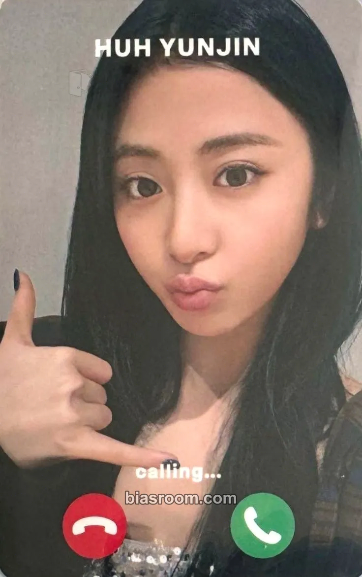 Huh Yunjin CRAZY Photocard - LE SSERAFIM - LE SSERAFIM K-pop photocard