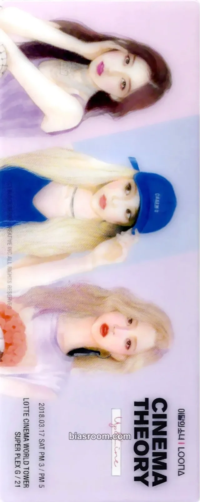LOONA - Kim Lip & JinSoul & Choerry - LOONA Cinema Theory: Up & Line Event ticket transparent/translucent