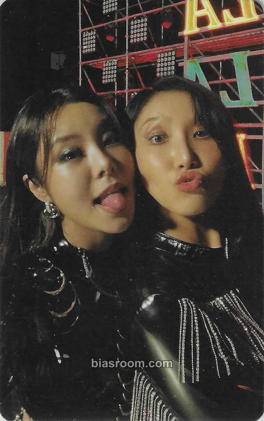 MIC ON Photocard - MAMAMOO - MAMAMOO K-pop photocard