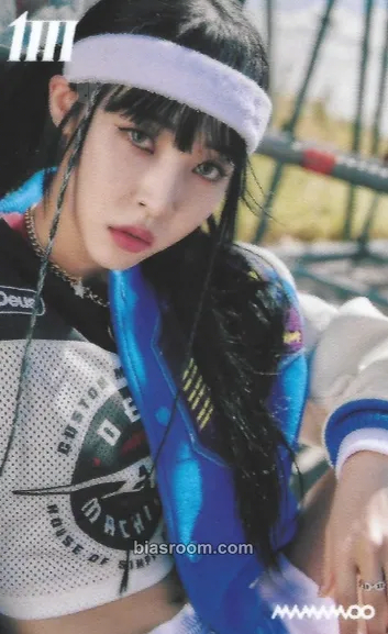 Moonbyul MIC ON Photocard - MAMAMOO - MAMAMOO K-pop photocard