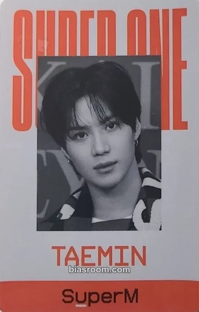 SuperM - Taemin - Super One Album album photocard