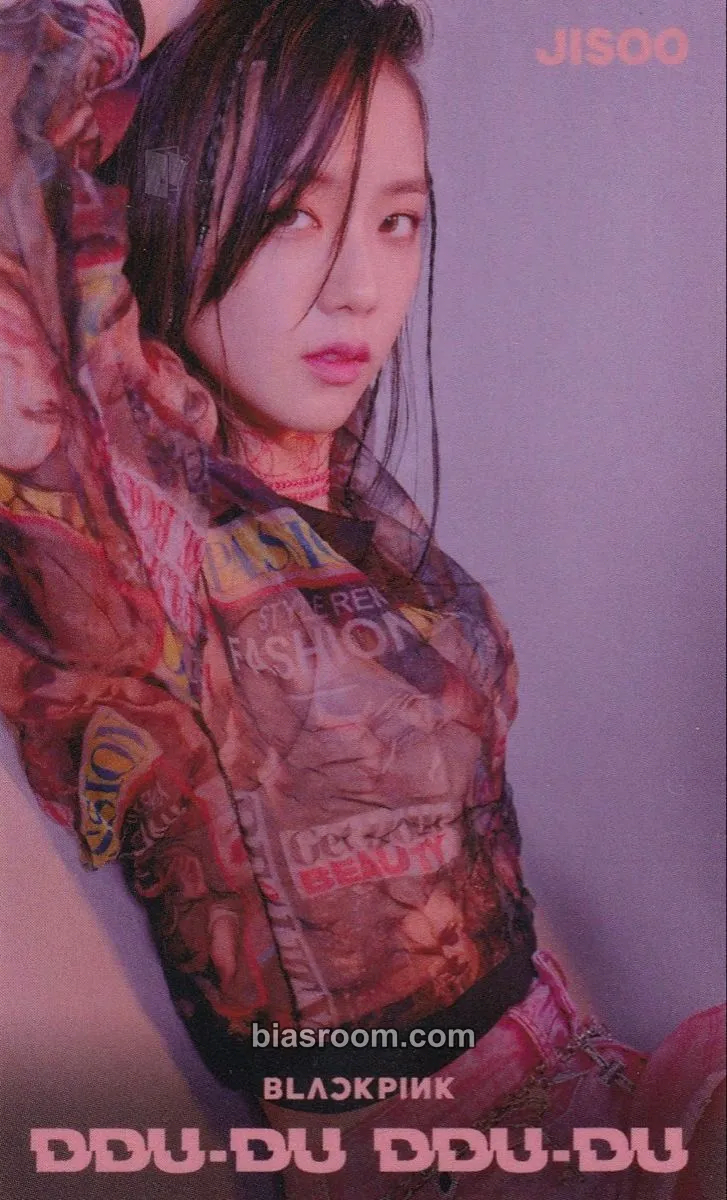 Jisoo DDU-DU DDU-DU Photocard - BLACKPINK - BLACKPINK K-pop photocard