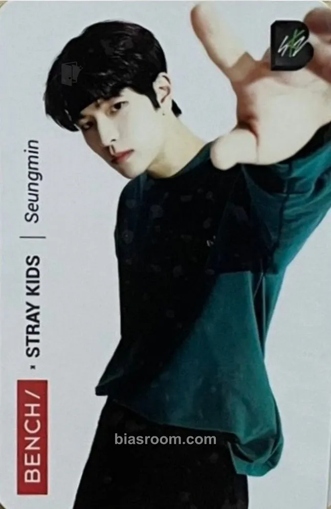 Seungmin BENCH x Stray Kids Photocard - Stray Kids - Stray Kids K-pop photocard