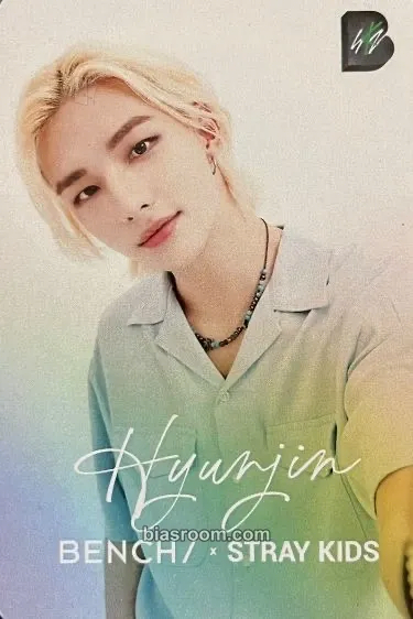 Hyunjin BENCH x Stray Kids Photocard - Stray Kids - Stray Kids K-pop photocard