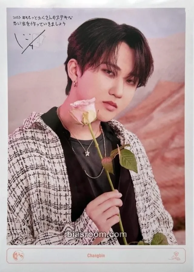 Stray Kids - Changbin - 2023 Japan Season's Greetings - S-318 Other mini poster season's greetings jyp shop japan sony music japan purchase benefit supplemental