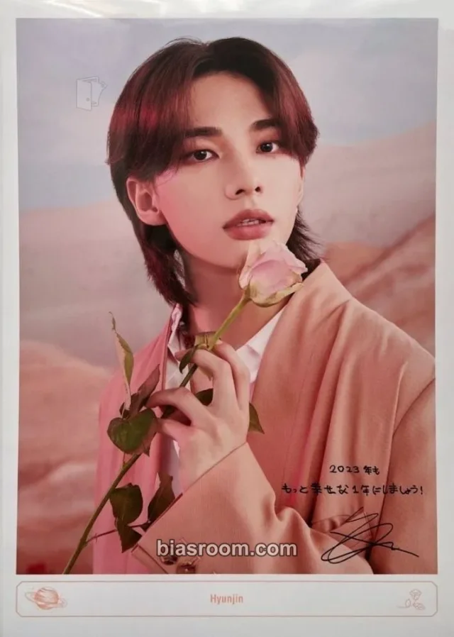 Stray Kids - Hyunjin - 2023 Japan Season's Greetings - S-318 Other mini poster season's greetings supplemental jyp shop japan sony music japan purchase benefit