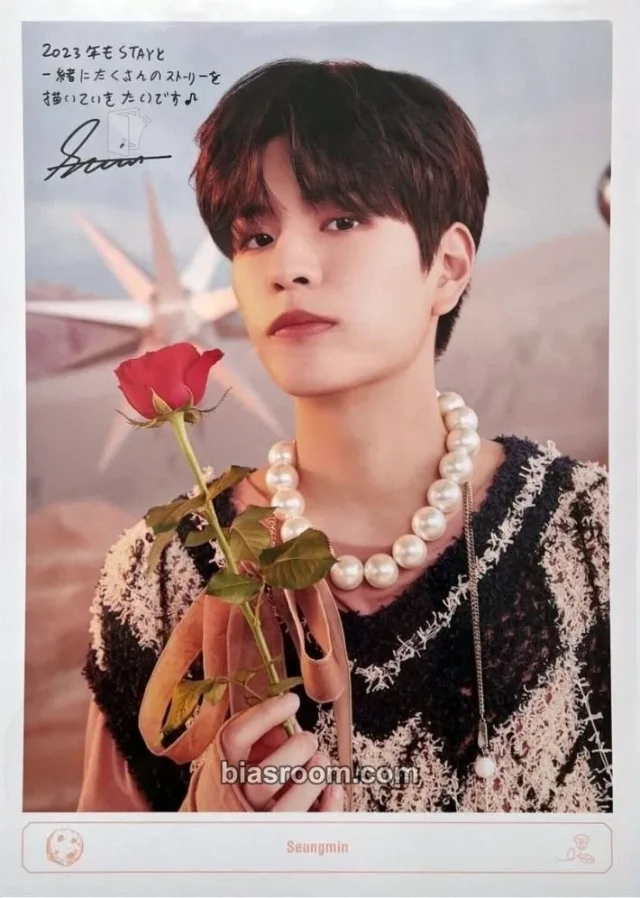 Stray Kids - Seungmin - 2023 Japan Season's Greetings - S-318 Other mini poster season's greetings jyp shop japan sony music japan purchase benefit supplemental
